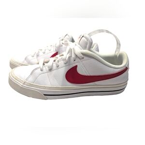Nike Court Legacy Next Nature White University Red DH3162-102 Mens Size 10.5